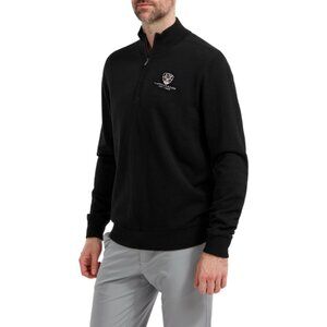 Cameron House Loch Lomond Scotland 1/4 zip lambswool golf sweater by Footjoy